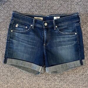 AG The Hailey Ex-Boyfriend Roll-up Jean Shorts, size 27